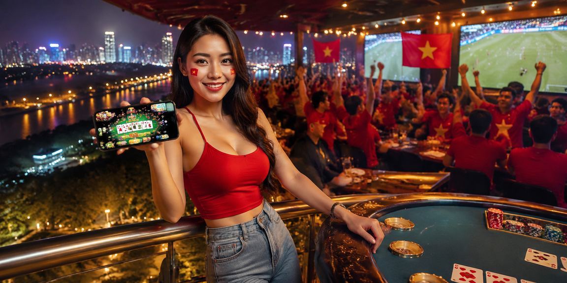 Người dùng tại Hà Nội tham gia game bài trực tuyến và kiểm tra voucher ưu đãi trên điện thoại