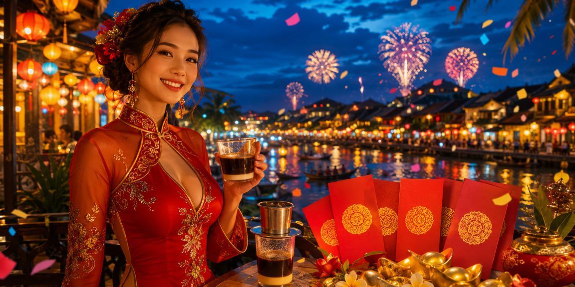 Không khí lễ hội Hội An với phong bì đỏ may mắn – người dùng tham gia ưu đãi đặc biệt trên cn1