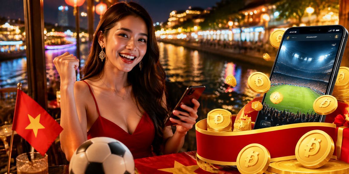 Người dùng vùng Mekong theo dõi thể thao và kiểm tra kèo qua điện thoại bên ly cà phê